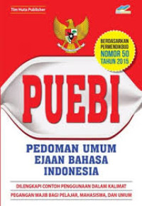 PUEBI Pedoman Umum Ejaan Bahasa Indonesia