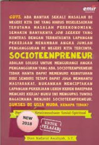 Socioteenpreneur : Pendidikan Kewirausahaan Sosial-Spiritual untuk Pelajar