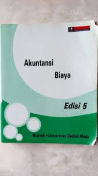 Akuntansi Biaya Edisi 5